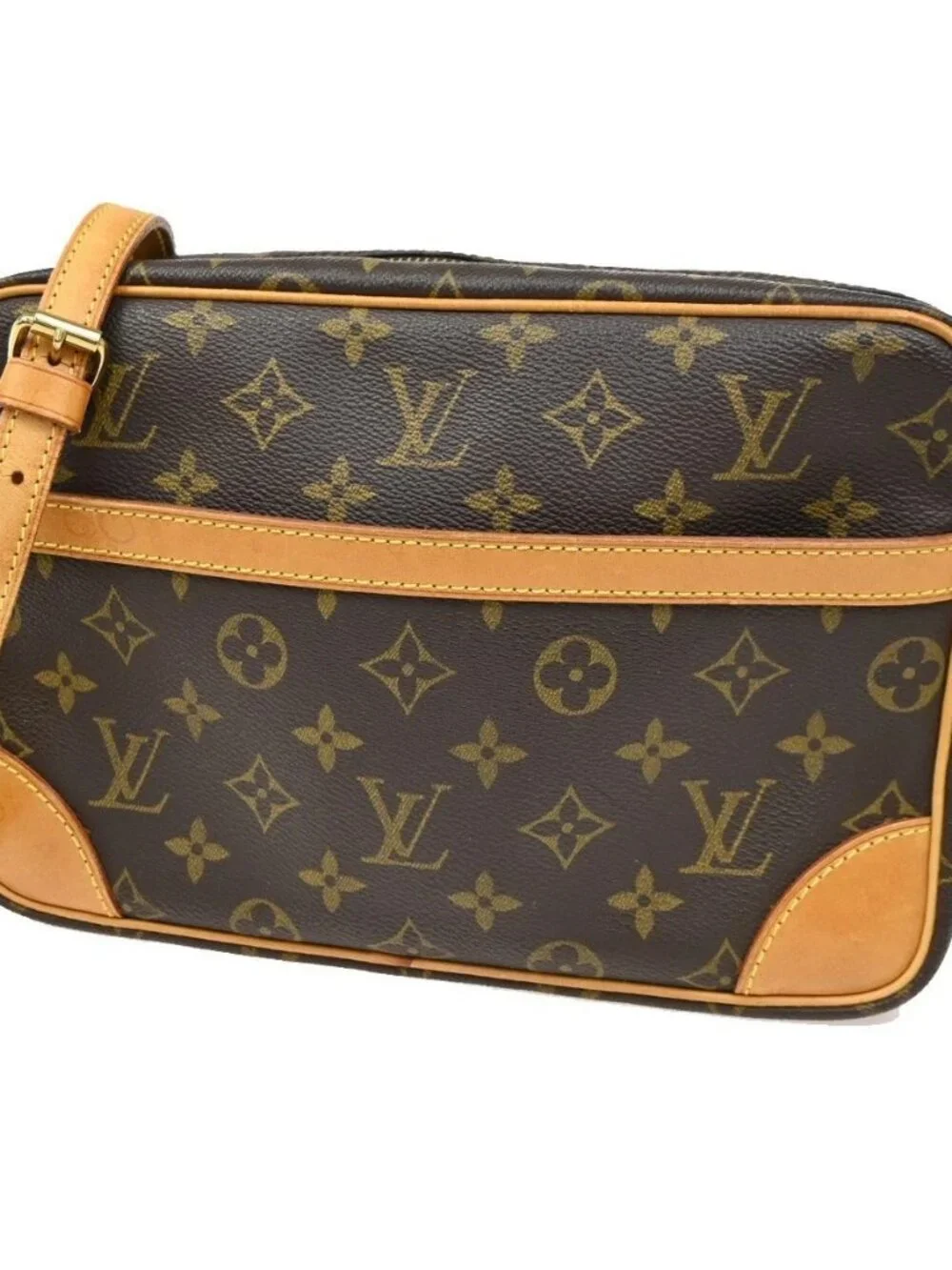 LOUIS VUITTON Trocadero 27 Shoulder Bag Monogram Leather Brown M51274 71CA731